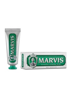 Buy Marvis Toothpaste 25 ml Classic Strong Mint Green in Saudi Arabia