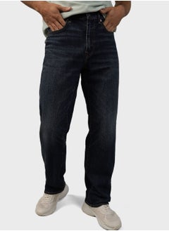 Buy Rinse Wash Relaxed Fit Jeans in UAE