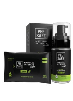 Buy Pee Safe Intimate Wash (100ml) & Intimate Wipes (Pack of 10) | pH Balanced Pack For Ever Lasting Freshness | 100% Paraben And Sulfate Free in UAE