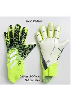 اشتري Children Football Gloves  Goalkeeper Gloves Professional Latex Football Goalkeeper Gloves Training Gloves with double Wrist Protection  Durable Non-Slip في السعودية