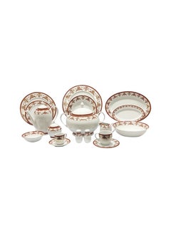 Buy 62-piece dining set, Reem Shape Canar Porcelain, Fathi Mahmoud R103 in Egypt