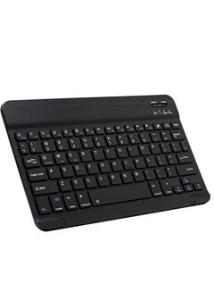 Buy Ultra-Slim Bluetooth Portable Mini Wireless Keyboard Rechargeable For Apple IPad IPhone Samsung Tablet Phone Smartphone IOS Android Windows 10 inch Black in UAE