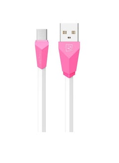 Buy Alien Series Data Cable Mirco-USB Interface Charging for Mobile Phone Durable Android 1M Length Data Cable RC-030m,Pink in Egypt