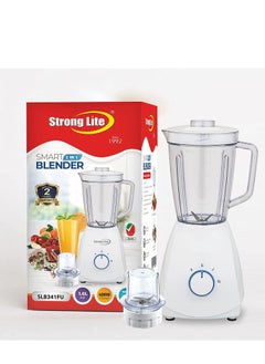 Buy Stronglite Smart 2 In 1 Blender - 400W 100% Copper Powerful Motor - 1.6 Liter Unbreakable Jar - SLB341 in UAE