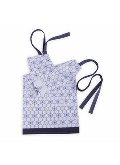 اشتري Honeybee Apron 68X84cm - Grey في الامارات