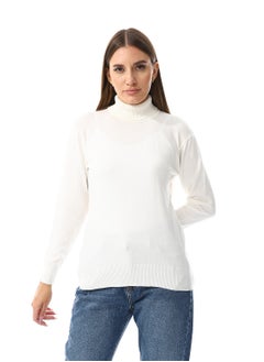 Buy Turtle Neck Regular Fit Plain Top in Egypt