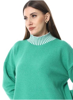 Buy Women Wool Long Pullover With High Neck in Egypt