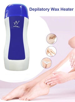 Buy Wax Heater Electric Depilatory Heater Roll On Wax Warmer Portable Hair Removal Depilation Machine for Home and Salon in UAE