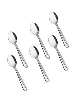 Buy Japanese stainless steel tea spoon set 6 pieces in Saudi Arabia