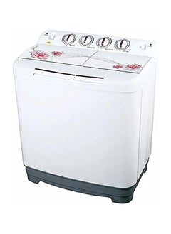 Buy General Supreme semi automatic twin tub washing machine capacity 8 kg white front loading in Saudi Arabia