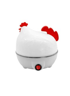 اشتري Hen Shaped Electric Egg Cooker White في مصر