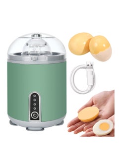 اشتري Electric Egg Yolk Mixer, Boiled Golden Egg Separator, Wireless Egg Spinning Maker, Egg Scrambler in Shell Shaker with USB Charger, for Home Kitchen Cooking Baking Mixing Egg (Green) في الامارات