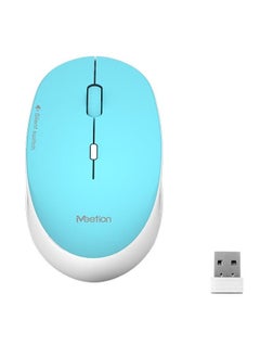 Buy MEETION 1600 DPI Wireless mouse R570 (CYAN) in UAE