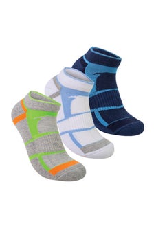 اشتري STITCH Men's Pack of 3 Half Terry Ankle Casual Socks في مصر