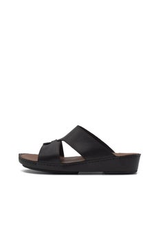 Buy MEN'S ARABIC SANDAL CLASSIC SLIP-ON BLACK in UAE