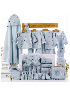 Buy High Quality Boutique Luxury Plain Newborn 100% Cotton Baby 22 Pcs Gift Box in UAE