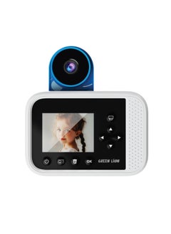 Buy Snap Print Cam / 1080P/8MP/8xDigital Zoom / Games / Music / Instant Print / Burst Mode / Timelapse / Portrait Mode / Type-C Charging / High Battery Capacity / 100°Wide Lens Angle - Blue in UAE