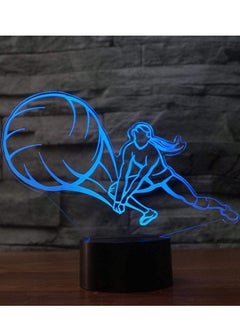 اشتري Play Volleyball LED Table Lamp USB Volleyball Player Colorful Sleeping Lighting Kids Bedroom Decor في الامارات