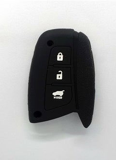 Buy 3 Buttons Silicon Car Key Cover For Hyundai in UAE