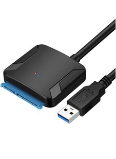 Buy SYOSI USB 3.0 to SATA III Adapter Cable, USB to SATA Adapter with UASP SATA to USB Converter for 2.5" 3.5" Hard Drive Disk HDD and Solid State Drive SSD in Saudi Arabia