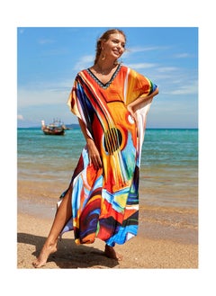 اشتري Beach Printed Robe Sunscreen Cover في الامارات