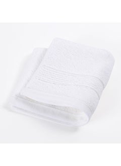 اشتري Signature Face Towel, White - 33x33 cm في الامارات