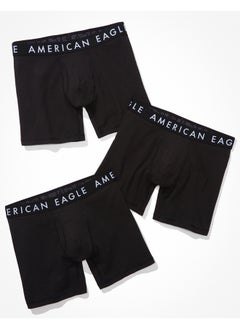 Buy AEO Solid 6" Classic Boxer Brief 3-Pack in Saudi Arabia