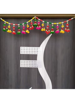 Buy Premium Colorful Beads Handmade Door Toran For Door Home Decoration And Diwali Decoration (Multicolored) 36 Inch in UAE