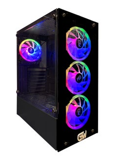 اشتري Gaming Computer Case with 4 Fans - GT-F4B001 في السعودية