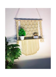 Buy Macrame wood shelf from Egypt Antiques handmade in Egypt