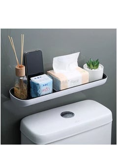 Buy Shower Caddy Multi-Purpose Bathroom Organizer Shelf for Kitchen Toilet, Wall Mounted in UAE