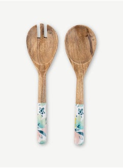 Buy Rina Salad Server Set Of 2 30 cm in UAE