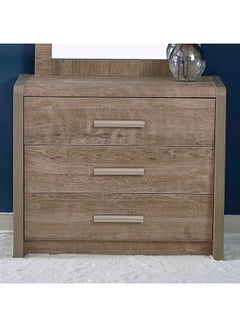 Buy Curvy 3-Drawer Young Dresser Without Mirror 45x74x88 cm in Saudi Arabia