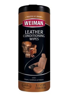 Buy Weiman Leather Cleaning Conditioning Wipes 30ct Cleans Conditions and Protects in UAE