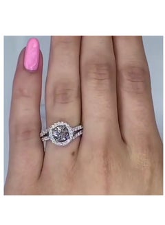 اشتري 925 Italian silver solitaire princess engagement ring, a sophisticated and distinctive design size16 في مصر