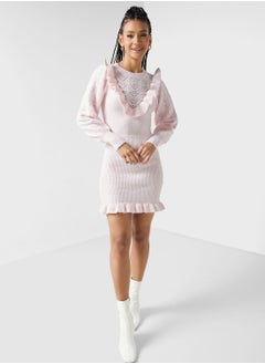 Buy Ruffle Detail Dress in UAE