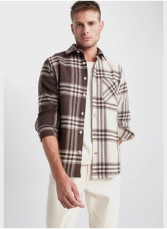 Buy Checked Regular Fit Shirt in Saudi Arabia