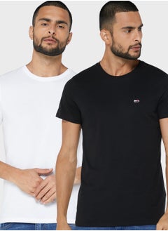 Buy 2 Pack Essential Crew Neck T-Shirt in UAE