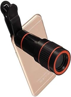 Buy 8X Zoom Telescope Telephoto Camera Lens, Black in Egypt