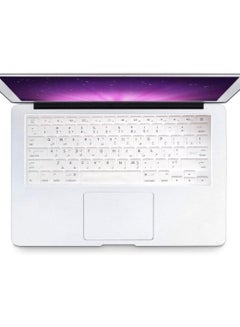 اشتري غطاء لوحة المفاتيح العربية الإنجليزية من السيليكون لإصدار الولايات المتحدة لجهاز MacBook و iMac واقي لوحة المفاتيح متوافق مع MacBook Air 13 MacBook Pro 13/15/17 2015 أو أقدم وأكبر iMac أبيض في الامارات