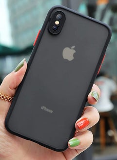 Buy iPhone X/XS Case Protective Back Cover Case for iPhone X/XS 5.8" Black in Saudi Arabia