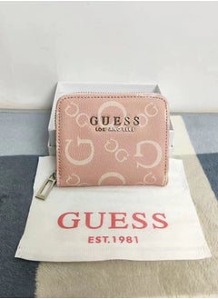 Buy GUESS Women Brand Logo Printed Zip Around Wallet in Saudi Arabia