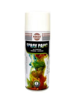 Buy Spray Paint White 400ml Quick Drying Smooth Finish Premium Quality Durable High-Gloss All-Purpose. in UAE