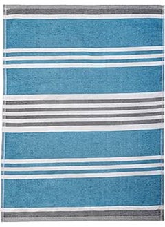 Buy Multi-Purpose Towel Set Of 3 Pcs 100% Cotton 50 x 70  cm-Light Blue in Egypt