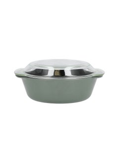 Buy Casserole with Glass Lid 1.5L - Green Shadow in Saudi Arabia