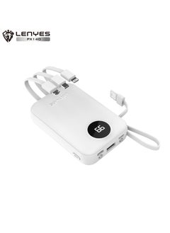 Buy Lenyes PX140 10000MAH Power Bank,Simultaneous Charging Of Multiple Devices，Light, Small and Convenient. in UAE