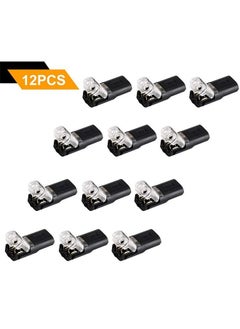 Buy Pluggable LED Wire Connectors 12PCS 2 Pin 2 Way Universal Compact Wire Terminals No Wire-Stripping Required Toolless Spring Wire Connectors  Quick Splice Wire Wiring Connector for AWG 20-24 in Saudi Arabia