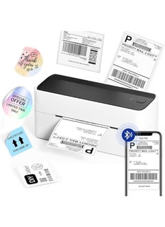 Buy Thermal Label Printer, 4X6 Shipping Label Printer for Small Business, Wireless Label Printer for Package for Phone & Pad & PC, Used for  UPS,  TikTok, USPS, FedEx, DHL in Saudi Arabia