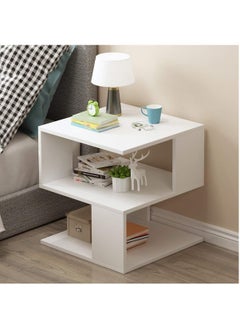 Buy Bedroom nightstands,Simple and Stylish Design,Two Colors Available,economical Storage,Space Saving,Solid Wood Leg Design,Suitable for a Variety of Scenes.(White) in Saudi Arabia