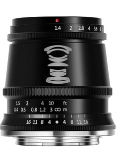 Buy TTArtisan 17mm f/1.4 Lens for Micro Four Thirds (Black) in UAE